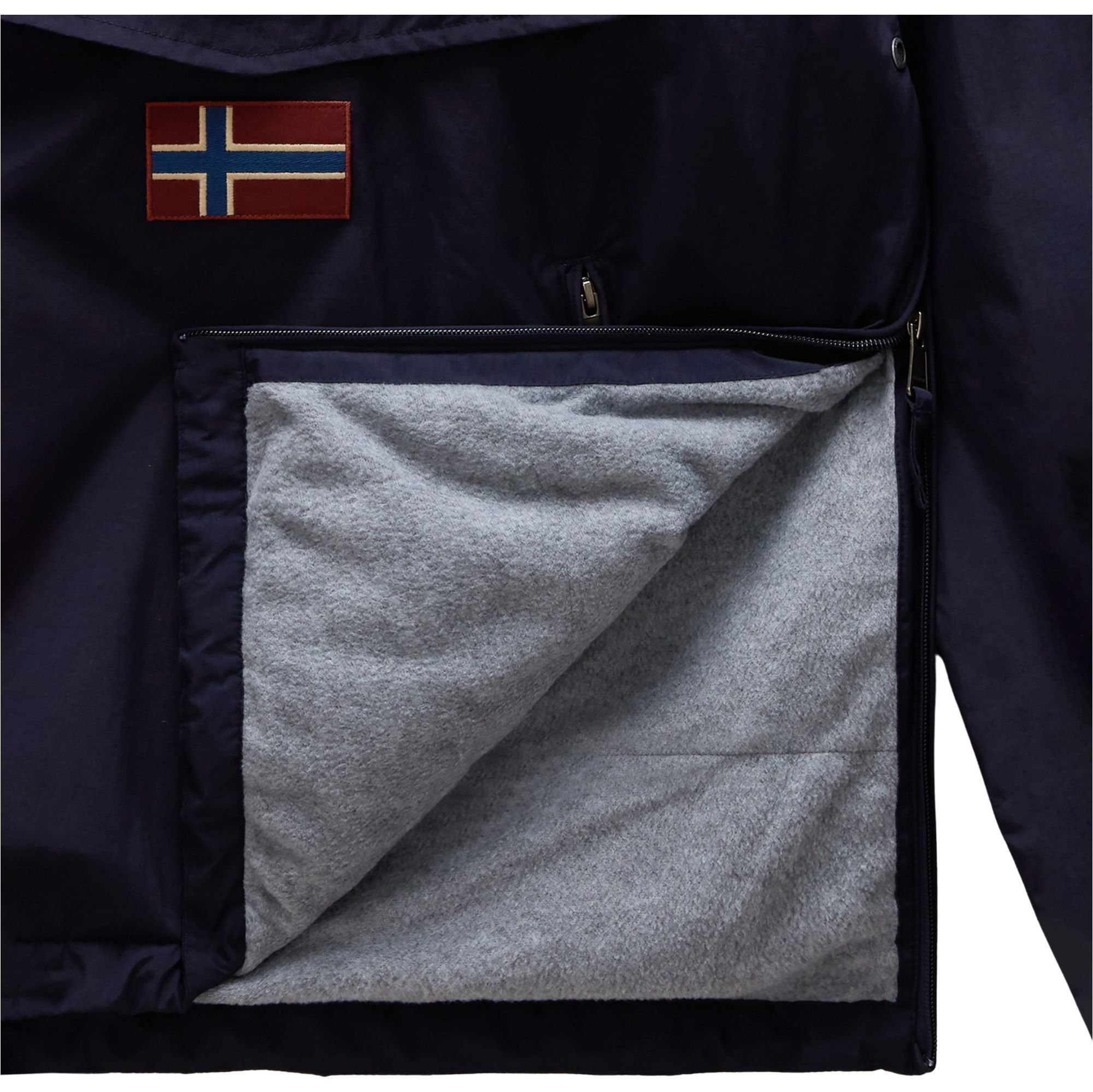 2026 Napapijri Mens Rainforest Pocket 2 Jacket NP0A4GMD176 - Blue Marine
